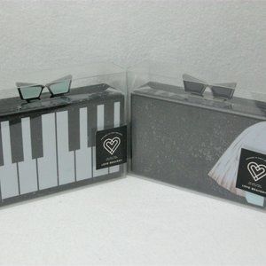 2 Love Bravery Lady Gaga Face Piano Clutch NWT